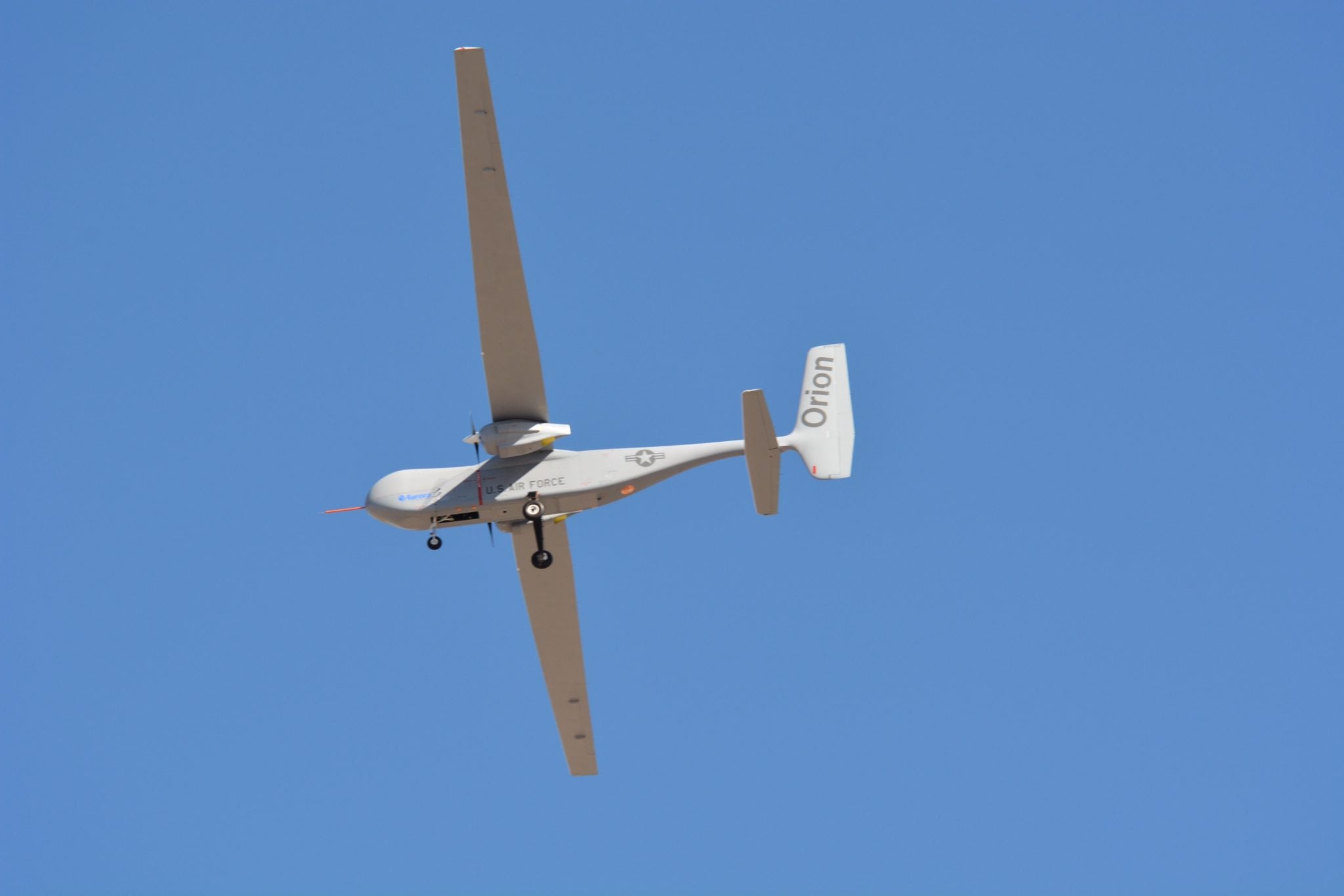 The Orion UAS in flight