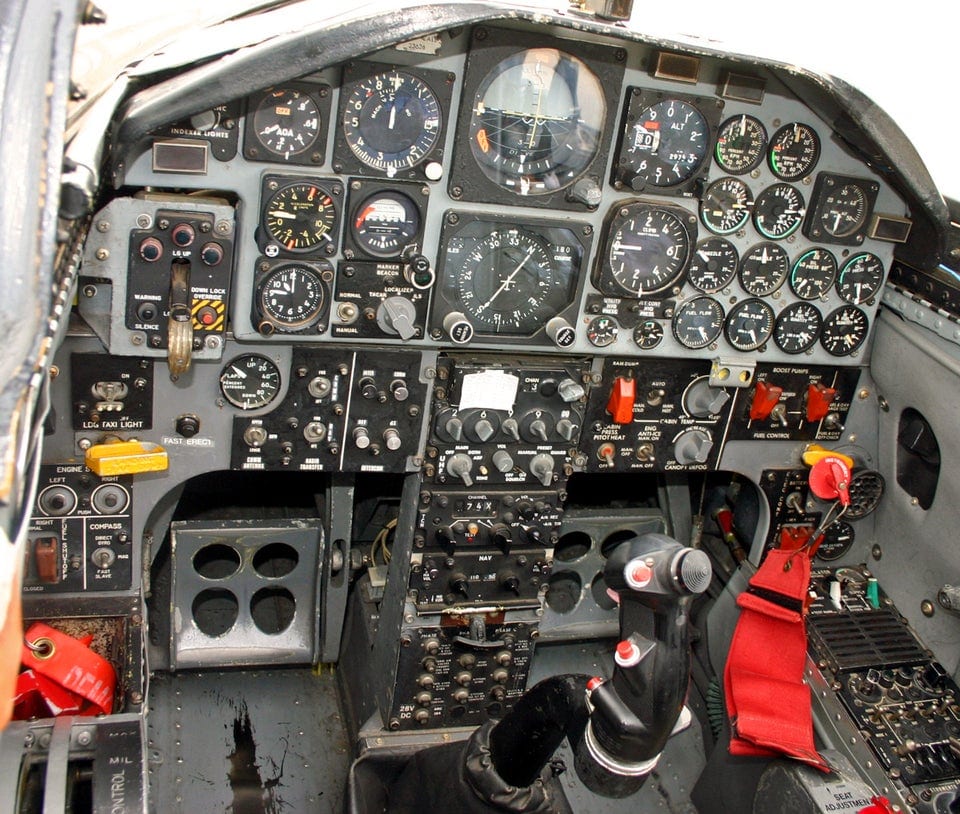 nasa t 38 cockpit
